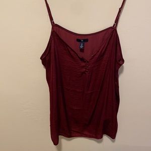 Satin Button Camisole